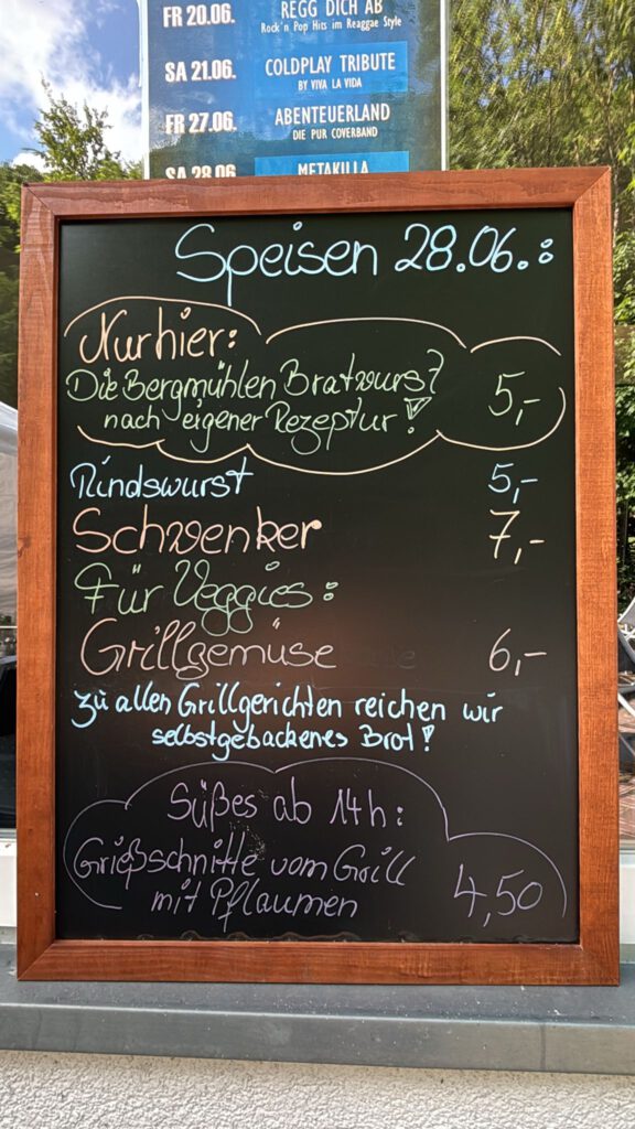 Speisen 28.06.2025